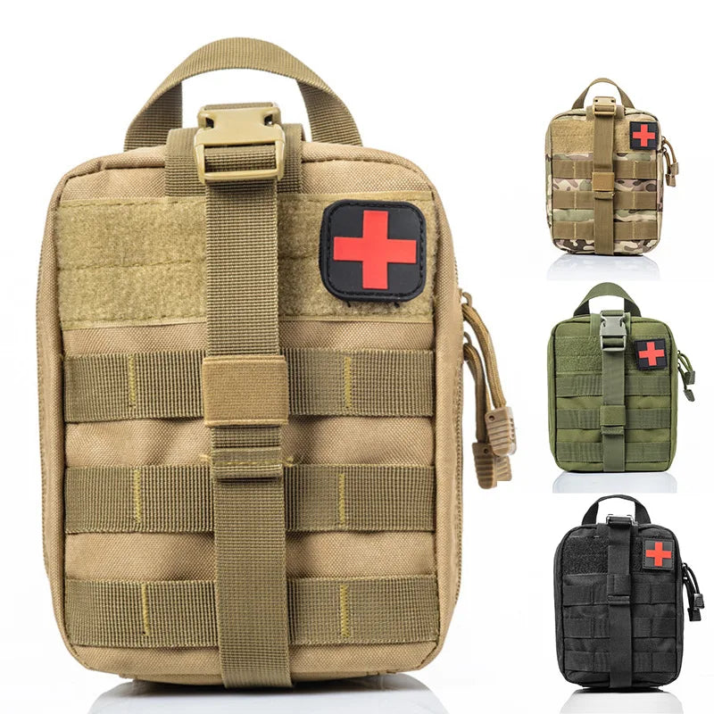 1000D Emergency Molle Pouch Rip-away Tactical Medical First Aid Kit for Outdoor Traveling Survival