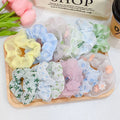 2022 Ins Summer Fresh Elastic Daisy Scrunchies for Girls Women Cute Cloth Hair Accessories