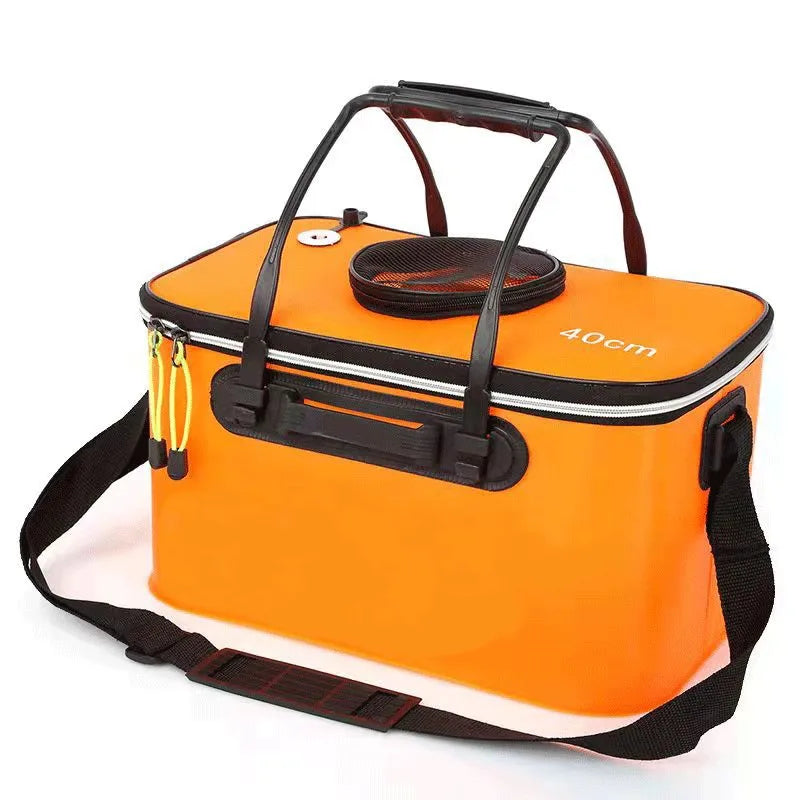 Portable Boating River Hiking Beach Thickened Live Fish Bag Sea Waterproof Folding Outdoor Water Climbing Camping Fishing Bucket