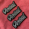 Cut Out logo Shape Heat Press Embroidery Tagfree Design Front Clothing Embroidery logo Patch