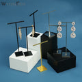 Jewelry Earrings Stand Holder Display Stand Window Jewelry Props Necklace Pendant Display Stand Set Jewlery Organizer