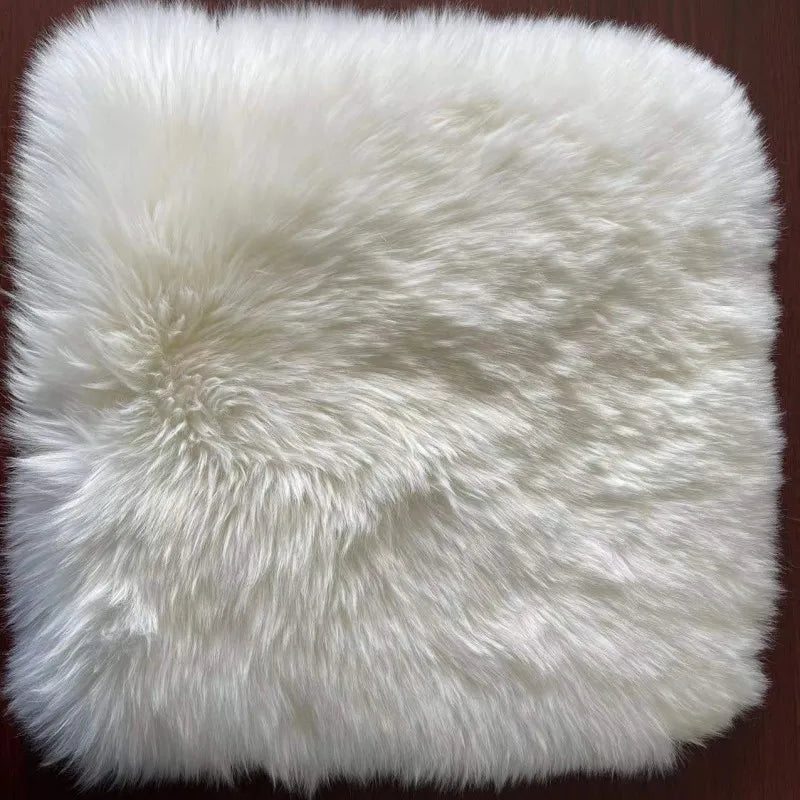 Long Hair Sheepskin Seat Pad Wholesale Factory Low Price Golden Supplier Best Quality Long Hair Sheepskin Seat Pad