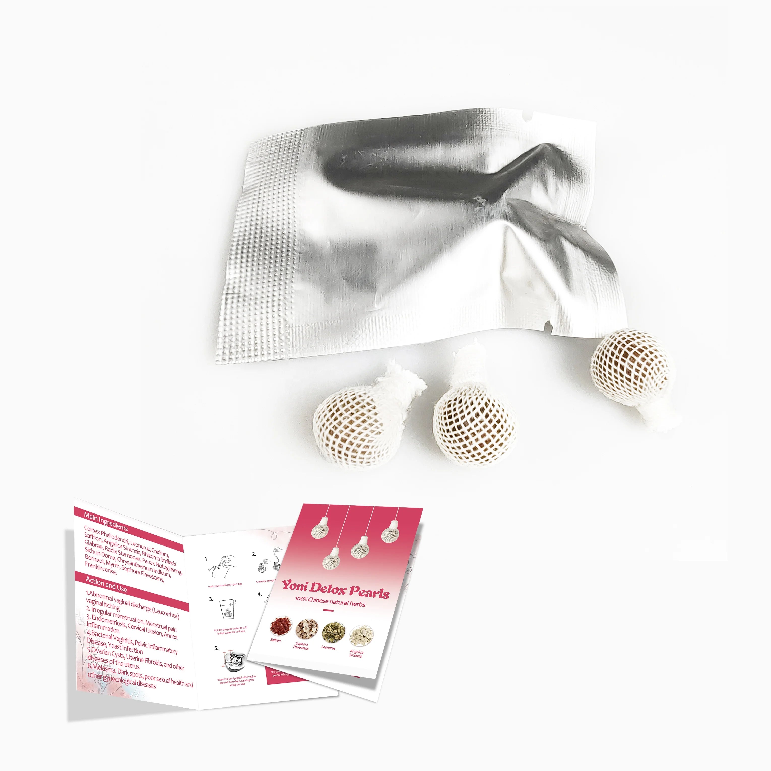 Herbal Yoni Pearls for Vaginal Detox Bulk Womb Cleaning Pills Point of Vaginal Clean
