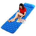 Engineered air Cells Are Interconnected Sleeping Pad Inflatable With Pillow Compact Ultralight Waterproof Camping Air Mat