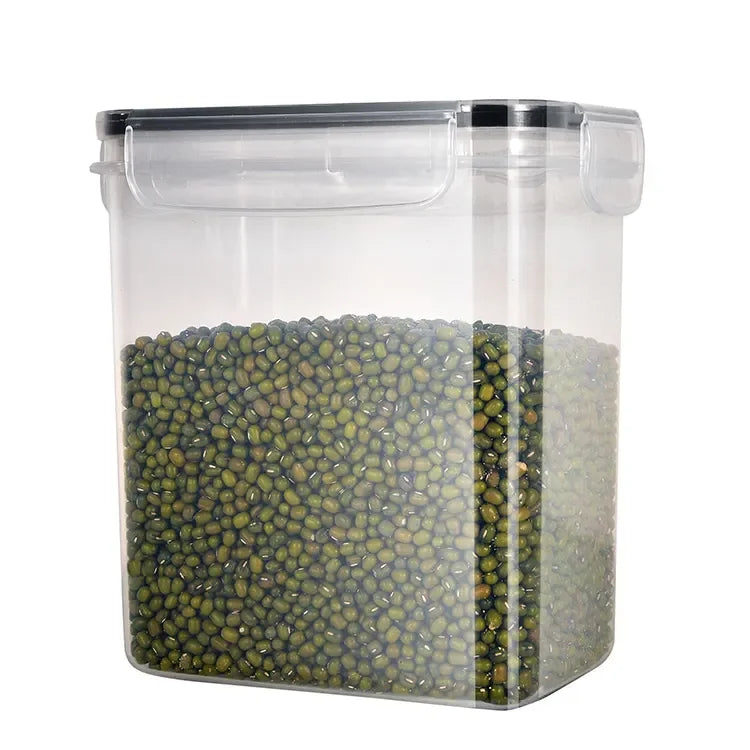 Wholesale Price 1600ml Plastic Stackable Storage Box Large Jars With Lids