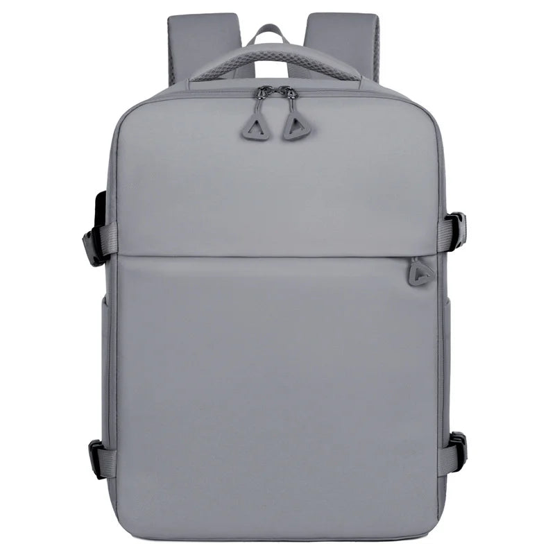 Custom Logo Unisex Expandable Oxford Laptop Backpack USB Waterproof Anti-Theft 20-39L Travel Business Large Storage Computer Bag