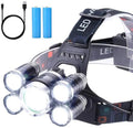 Helius  3/5 T6+Q5 LED  10000 LM Motion Sensor 4-Modes Waterproof Rechargeable Usb Led Head Torch Flashlight Headlights Headlamp