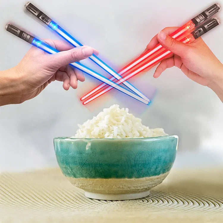 Epsilon Wholesale Lightsaber Reusable Smart Chopsticks Light Up Star Led Glowing