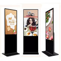 Advertising Player 50 Inch Floor Standing Vertical Touch Screen Kiosk 4k Indoor Advertising Display HD LCD Digital Advertisement