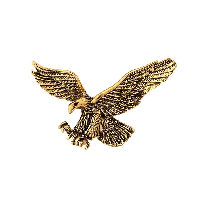 Daili Hot Sale Bronze Color Eagle Animal Design Alloy Engagement Wedding Gift Fashion Style Lapel Pin