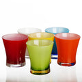Wholesale Restaurant Lead Free Color Decorative Water Drinking Glass Cup Set