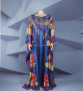 Beautiful African Women Dress Senegalise Favourite Two Piece Full Loose Chiffon Rhinestone Set Plus Size Women's Dresses