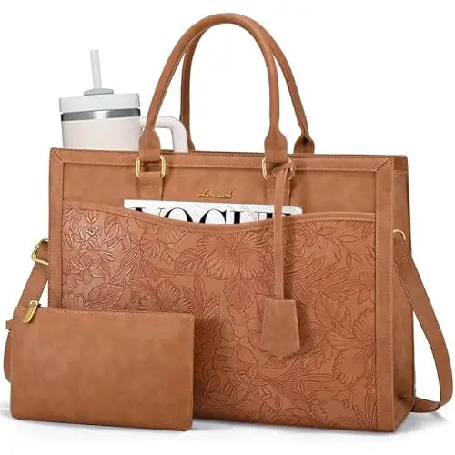 LOVEVOOK Designer Large Shoulder Tote Bags for Women Purses and Handbags Ladies Pu Leather School Office Work Laptop Briefcases