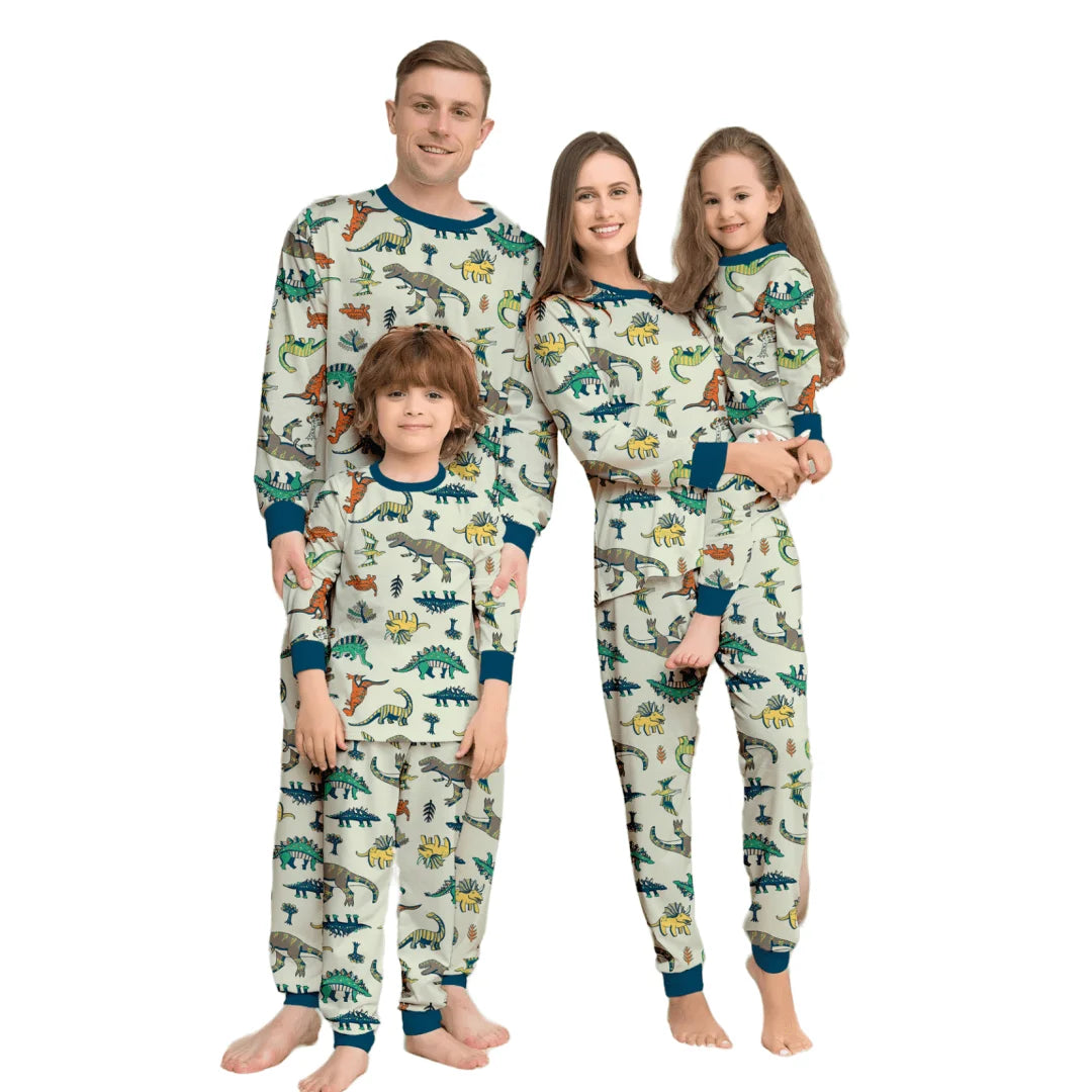 Oem Pyjamas 1Pc Print Sleep Top & Pants Matching Christmas Pajamas for Family