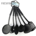 High Quality OEM 6PCS Heat Resistant Eco-friendly Reusable Kitchen Utensils Cooking Tool Plastic Cooking Utensil Sets