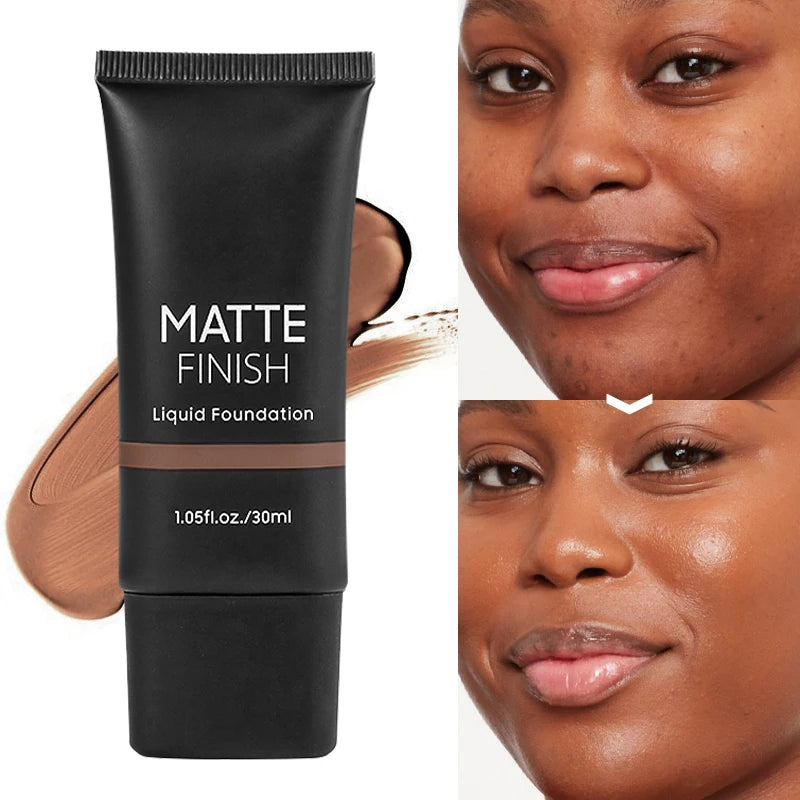 Natural Whitening Liquid Foundation Full Coverage Moisturizing Foundation Makeup 10 Colors Stock Hose Foundations