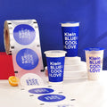 Bubble Tea Film Cup Sealing Machine Custom Printed logo pp Cup Sealing Film Roll