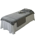 Superfine Fiber Soft Beauty Salon Bath Towel with Hole Massage Physiotherapy Bed Sheet Towel Set 6PCS