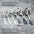 Hot Selling Custom Logo 5g 10g 15g Stainless Steel Measuring Spoons Set for Matcha for Kitchen Tea Food