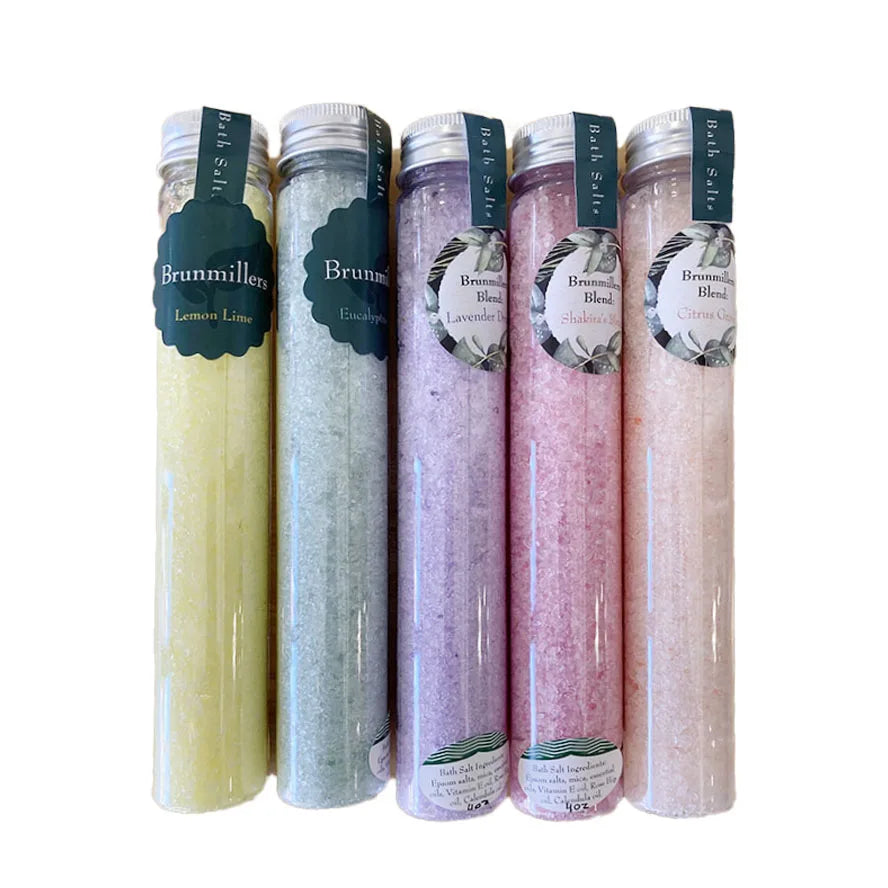 Wholesale 115ml PET Plastic Bath Salt Tubes Container with Lid for Cosmetic Use