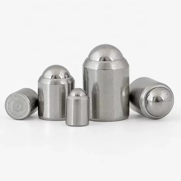 Stainless Steel 304 Press in Bumper Beads Spring Steel Balls Flexible Step Free Positioning Bobble Beads Plunger