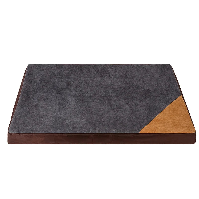Customizable Solid Pattern Orthopedic Foam Pet Sofa Machine-Washable Cat and Dog Mattress Bed