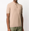 Short Sleeve Polo Neck T-Shirt Knitted Sweater for Men 100% Pure Cotton Knit Pullover Spring Summer