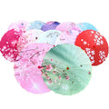 Chinese Paper Umbrella Colors 84/60cm White Paper Parasol Umbrella for Wedding