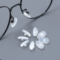 Soft Jelly Tear Drop Silicone Nose Pads for Glasses Sunglasses and Eye Wear