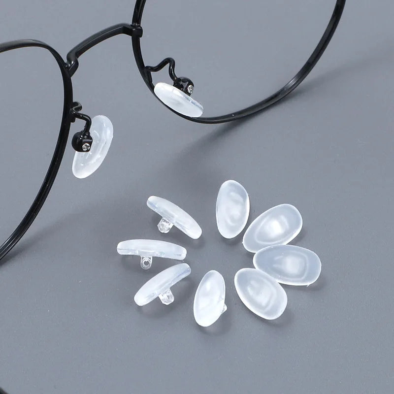 Soft Jelly Tear Drop Silicone Nose Pads for Glasses Sunglasses and Eye Wear