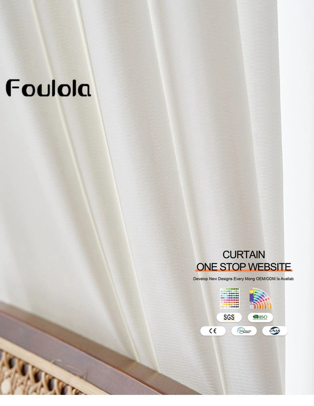Fancy Embroider Sheer Window Curtains Styles