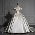 Jancember Zd05056 Modern Sweetheart Off Shoulder Ball Gown Wedding Dress