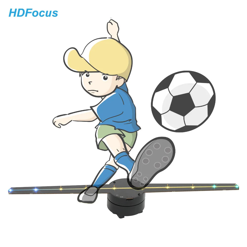 Hologram 3d Fan 43cm Led Holographic Machine Projector for Advertising