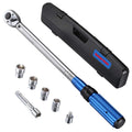 YUHANG 1/2-inch Drive Carbon Steel DIY OEM Click Torque Wrench Set (10-160ft.lb / 10-220 Nm) CE Certified 3-Year Warranty