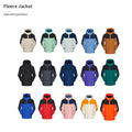 Fashion Splicing Style Windbreak Fleece Men Winter Jackets Manufacturers Custom logo