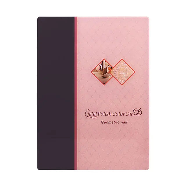 High-Grade Color Card Display Book for Nail Art Acrylic Nail Gel Pressure Plate Book Other Supplies