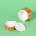 Face Cream Cosmetic Container 2024 New Arrival Retail Empty Round 100g Bamboo Cream Jar Cosmetic Packaging
