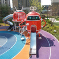 Red Robot Steel Amusement Park Products Playground Sets Outdoor Amusement Equipment