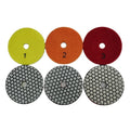 Granite Marble Polishing Tools 100mm 3 Step Dry Diamond Polishing Pad