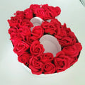 Cardboard Cut Out Alphabet Grazing Food Gift Packaging Shaped Number Box for Flower Arrangement