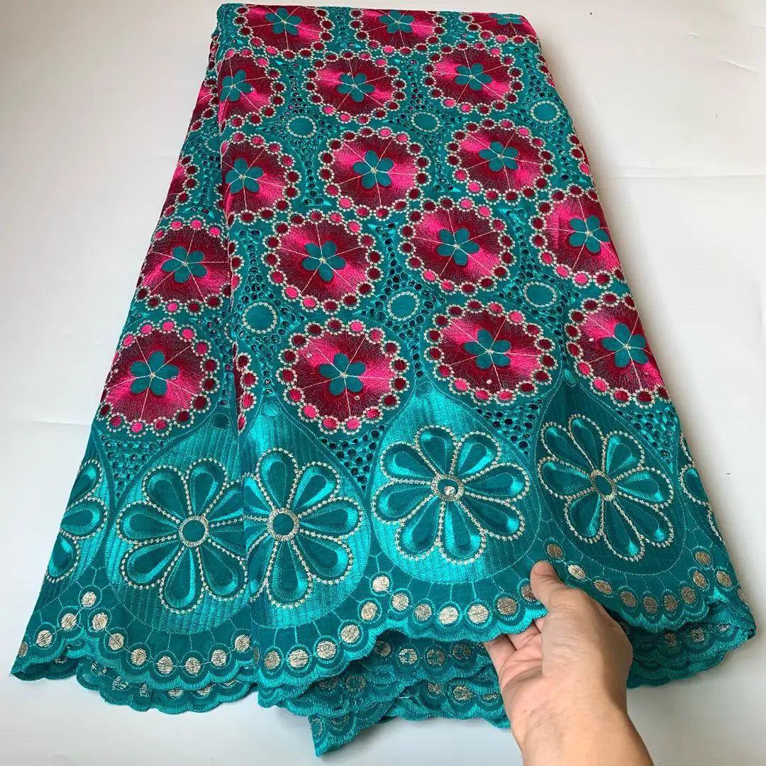 Wholesale 100% Polyester Mesh Fabric African for Voile Embroidery Lace Wedding Bridal Fabric for Girls