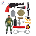 Education Toys Pretend Play Set Role Playing Game Kids Police Plastic Military Toys Play Set
