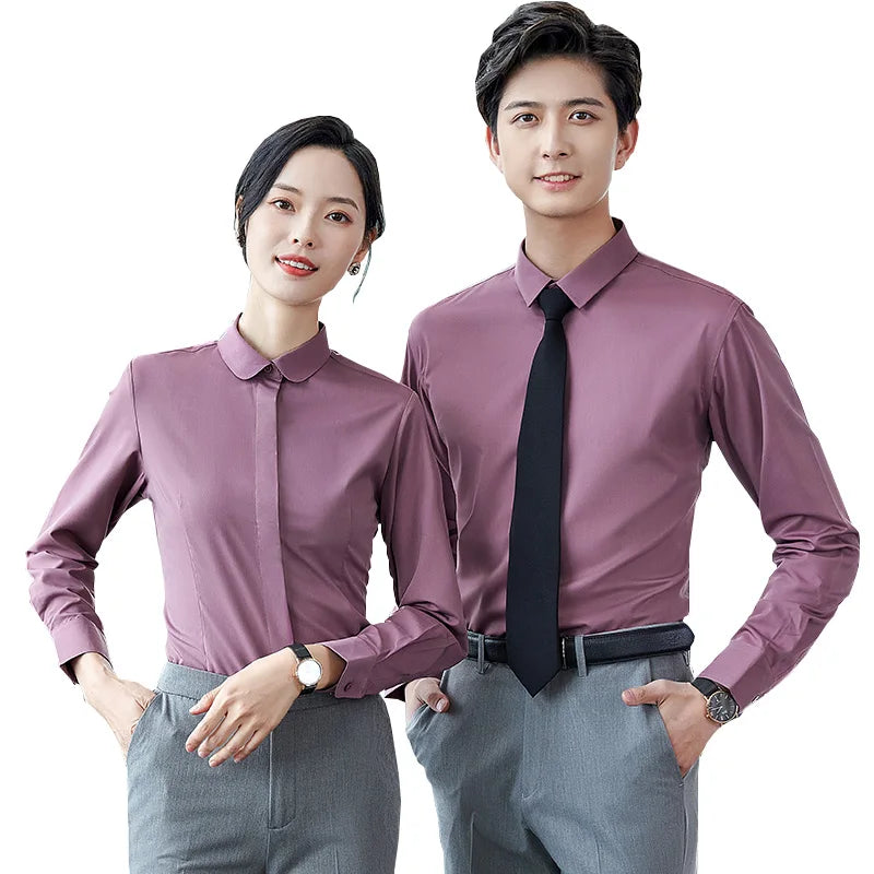 Cheap Custom Bamboo Non-Iron Classy Fancy Men Summer Business Dress Shirt