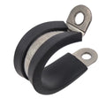 304 Stainless Steel Rubber Strip Pipe Clamp P Type Clips for Wire Fixed