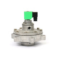 24VDC 220VAC 110VAC 2 Inch in Line Aluminum Alloy Pneumatic Membrane Diaphragm Control Solenoid Pulse Valve for Dust Collector