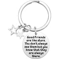 Friendship Gifts for Women - Good Friends Are Like Stars Friendship Keychain Best Friend Gift for Women Birthday Gifts