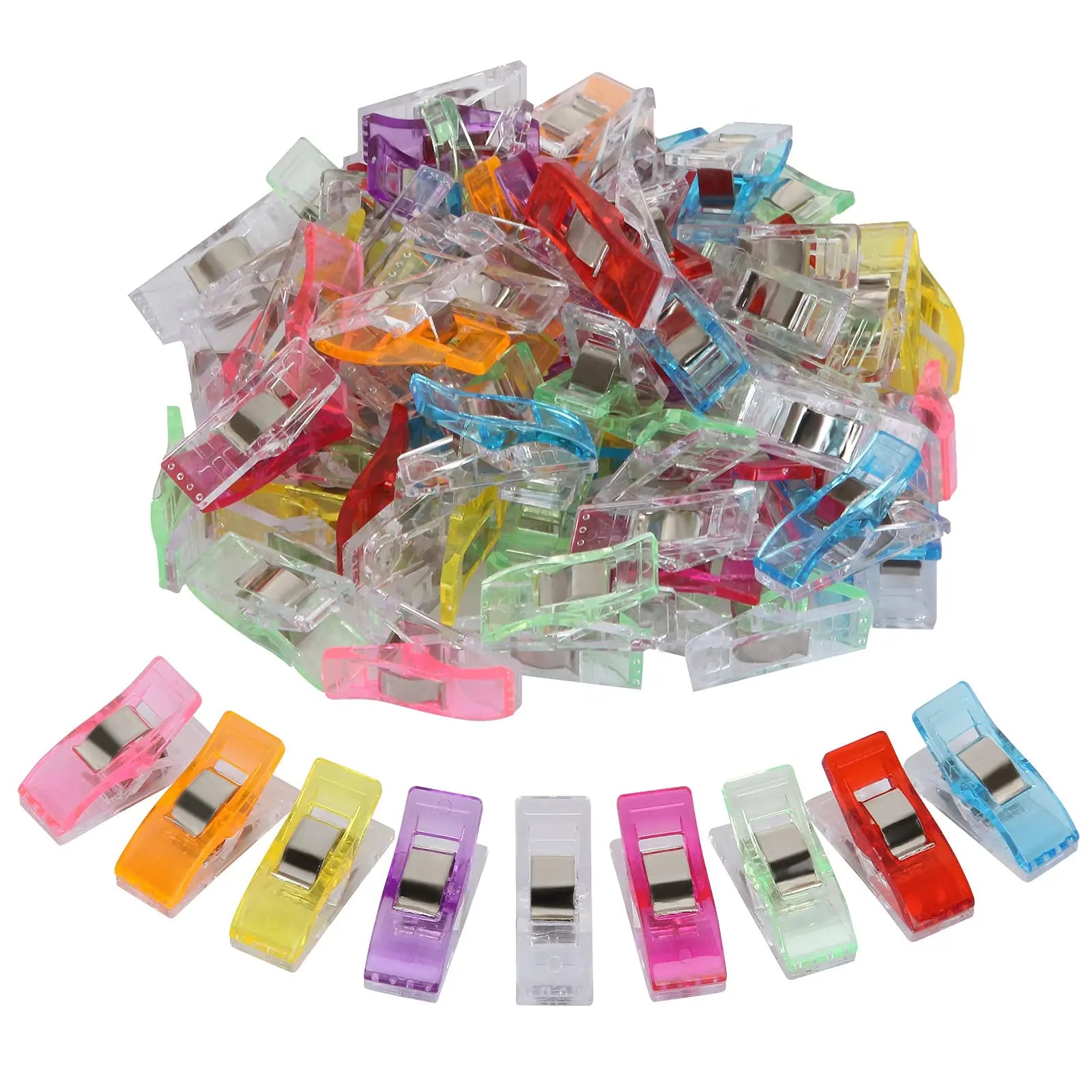 Multi-Color Sewing Craft Clamps Crafting Crochet Knitting Sewing Clips Binding Binder Quilting Fabric Clip