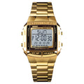 Hot Selling Skmei 1381 Alarm Stainless Steel Digital Watch Calendar Stopwatch Wrist Watch for Men
