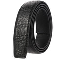 LQbelt Genuine Leather Belts Men's Automatic Buckle Belt Strap Wholesale Belts for Men crocodile Grain Factory