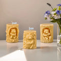 Bear Scented Candle Mold Honey Three-dimensional Bear Honeycomb Diffuser Stone Animal Silicone Mold